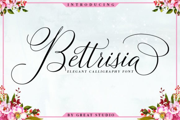Bettrisia Script Font - Featured Image