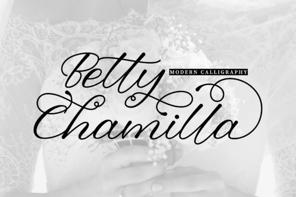 Betty Chamilla Font - Featured Image