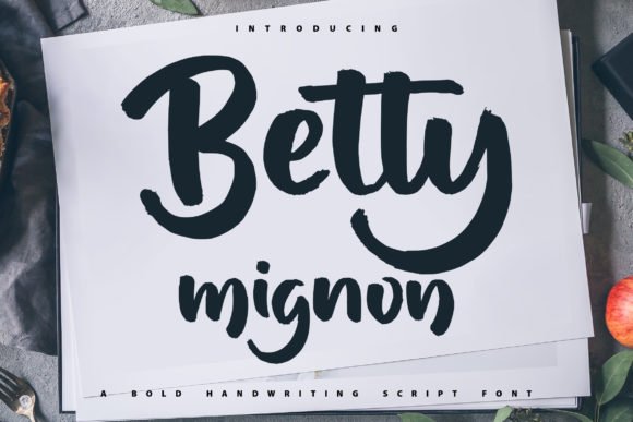 Betty Mignon Font - Featured Image