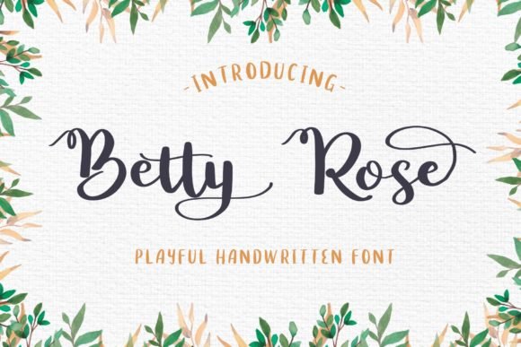 Betty Rose Font - Featured Image