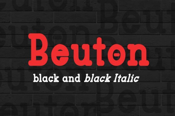 Beuton Black Font - Featured Image
