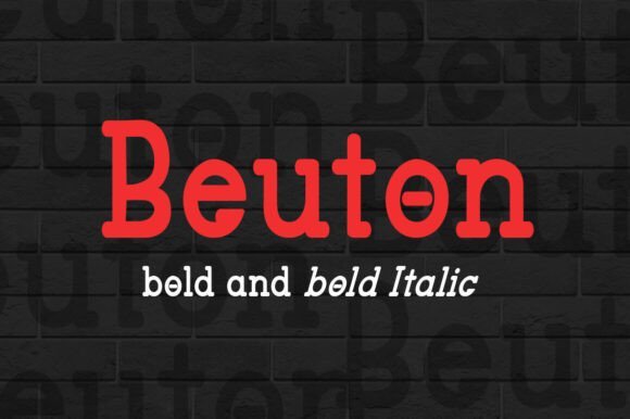 Beuton Bold Font - Featured Image