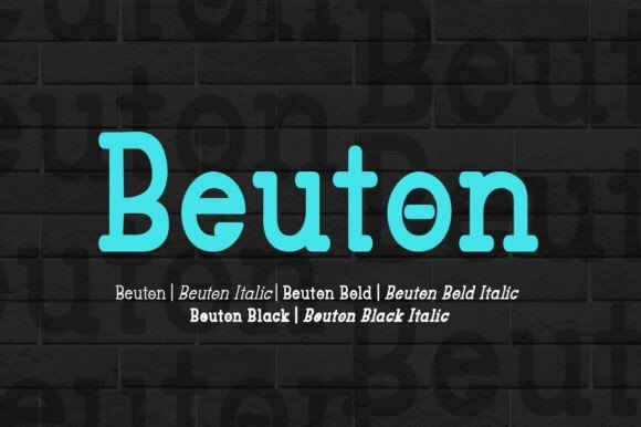 Beuton Font - Featured Image