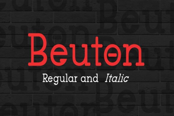 Beuton Regular Font - Featured Image