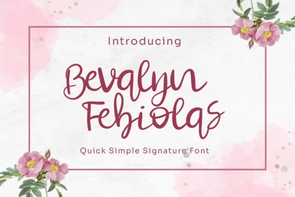 Bevalyn Febiolas Font - Featured Image