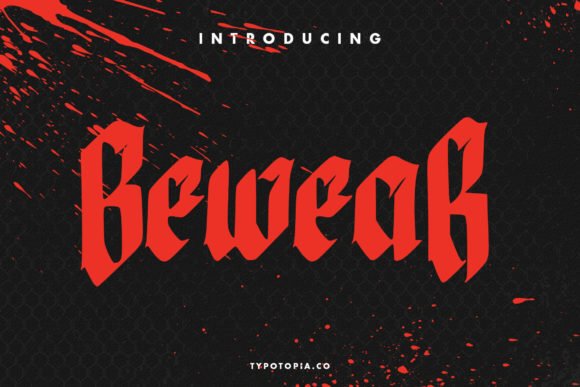 Bewear Font - Featured Image