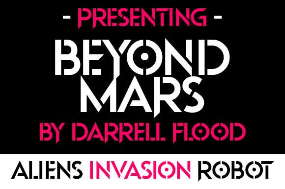 Beyond Mars Font - Featured Image