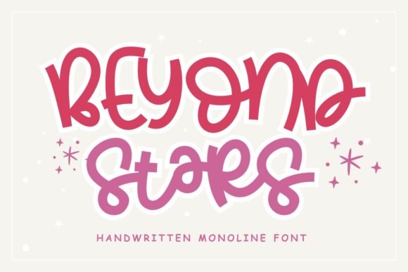 Beyond Stars Font - Featured Image