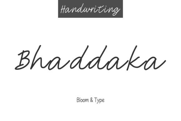 Bhaddaka Font - Featured Image