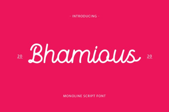 Bhamious Font - Featured Image