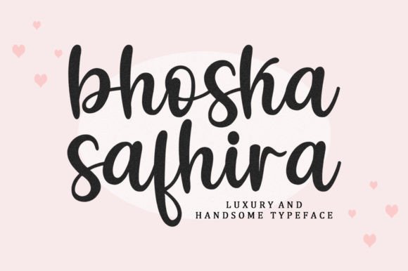 Bhoska Safhira Font - Featured Image