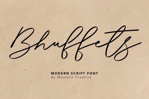 Bhuffets Font - Featured Image