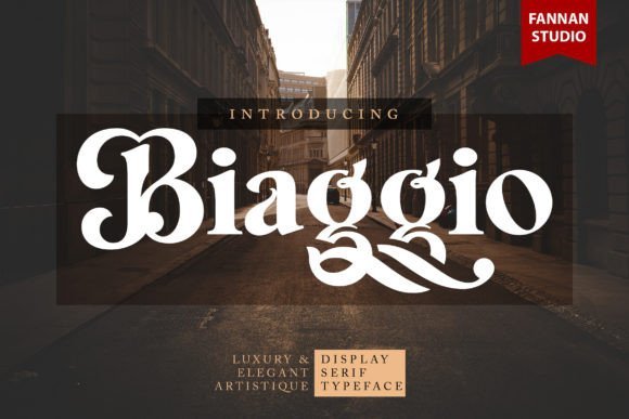 Biaggio Font - Featured Image
