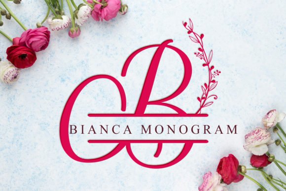 Bianca Monogram Font - Featured Image