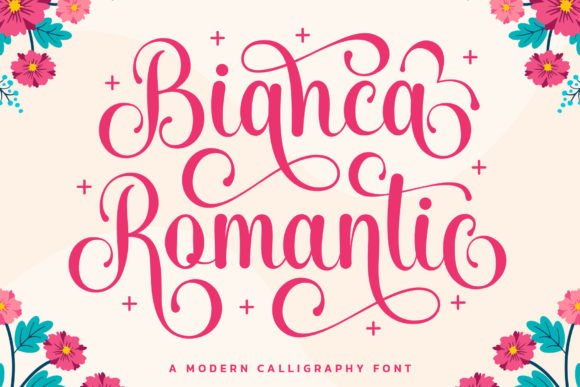 Bianca Romantic Font Font - Featured Image