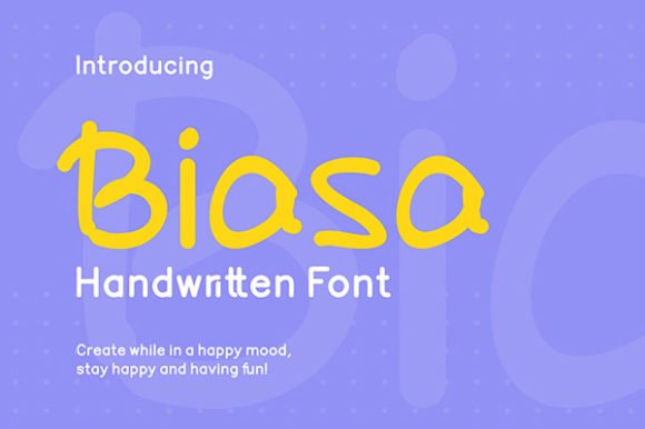 Biasa Font - Featured Image
