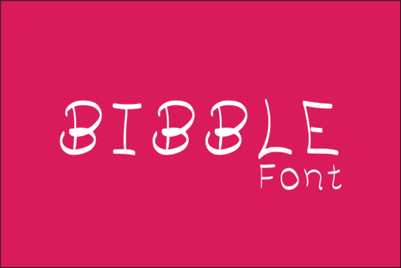 Bibble Font - Featured Image