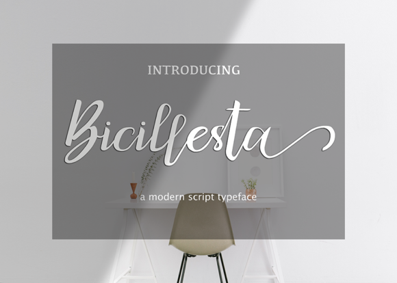 Bicillesta Font - Featured Image
