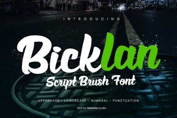 Bicklan Font - Featured Image