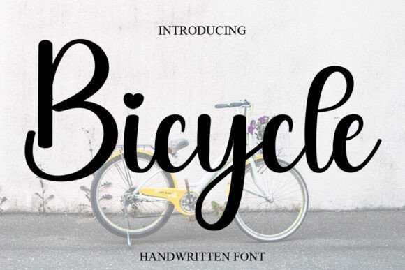 Bicycle Font - Featured Image