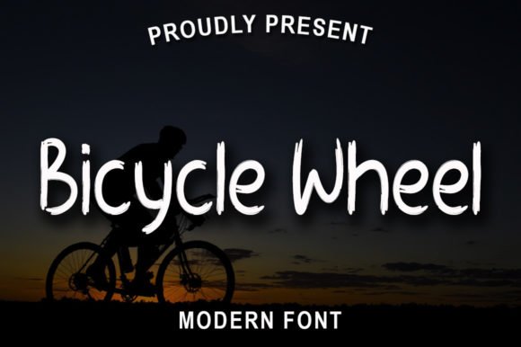 Bicycle Wheel Font - Featured Image