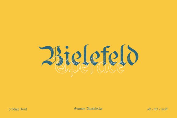 Bielefeld Font - Featured Image