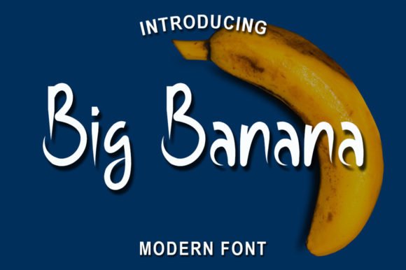 Big Banana Font - Featured Image