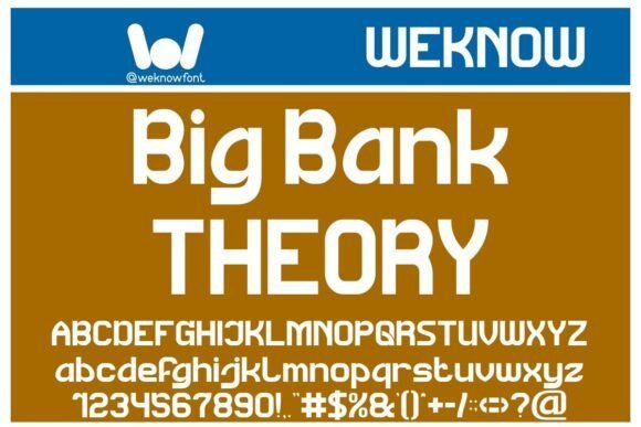 Big Bank Theory Font - Featured Image