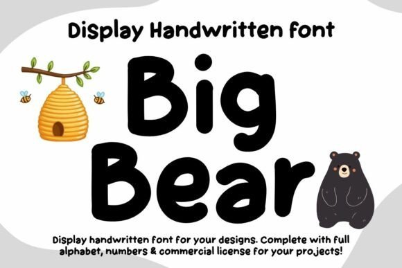 Big Bear Font - Featured Image