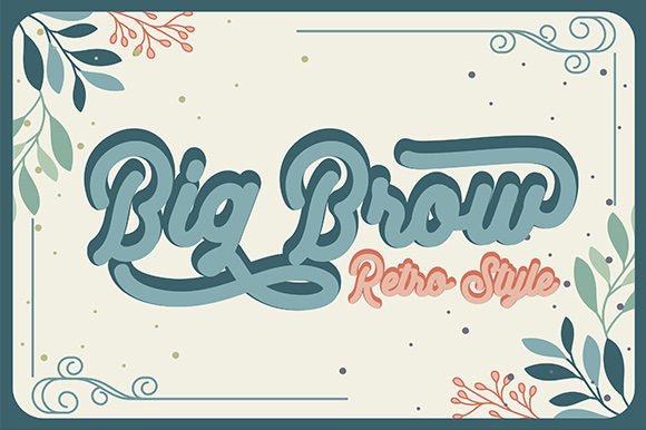 Big Brow Font - Featured Image