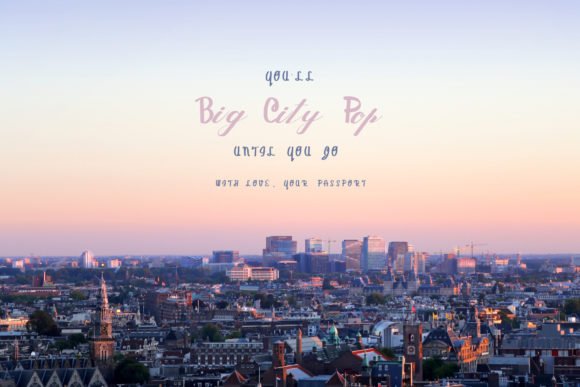 Big City Pop Font - Featured Image
