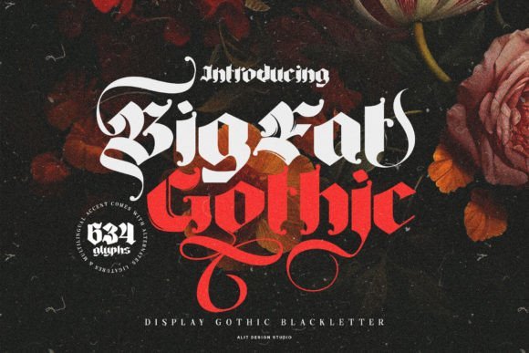 Big Fat Gothic Font - Featured Image
