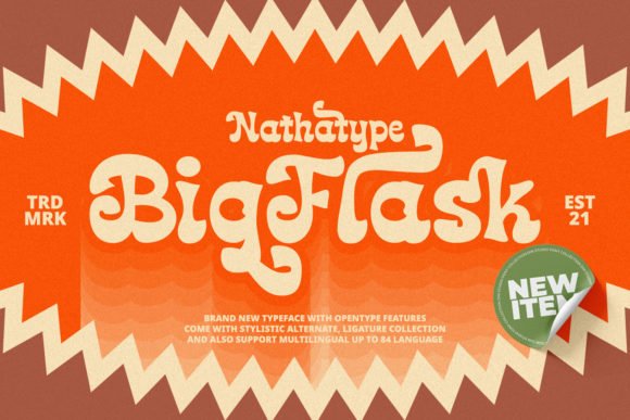 Big Flask Font - Featured Image