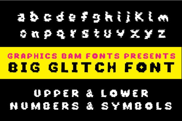 Big Glitch Font - Featured Image