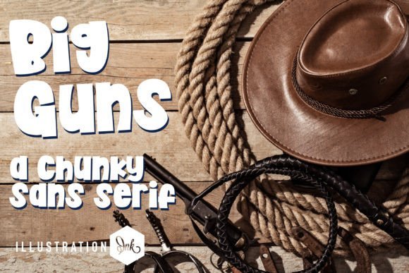 Big Guns Font - Featured Image