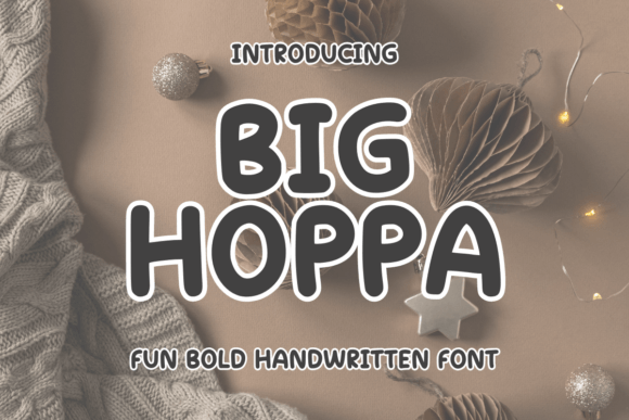 Big Hoppa Font - Featured Image
