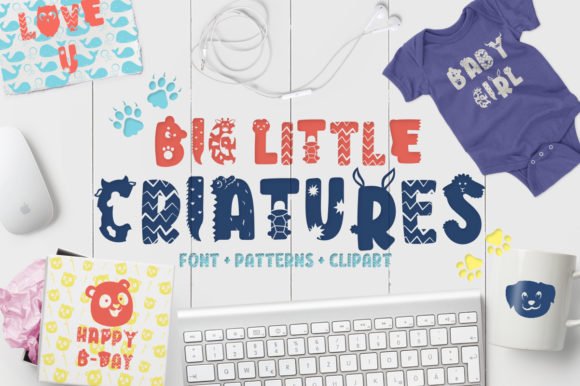 Big Little Creatures Font - Featured Image