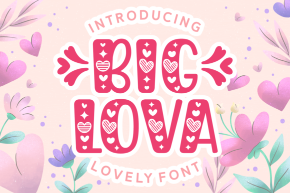 Big Lova Font - Featured Image