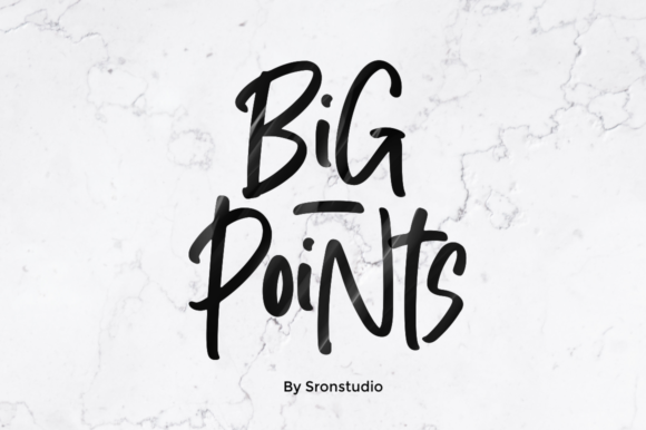 Big Points Font - Featured Image