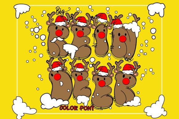 Big Reindeer Font - Featured Image