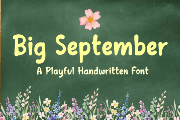 Big September Font - Featured Image