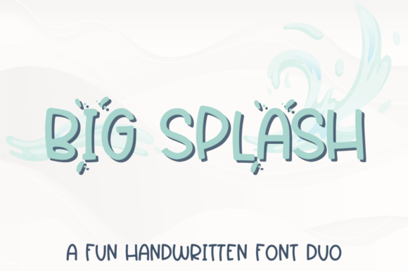 Big Splash Font - Featured Image
