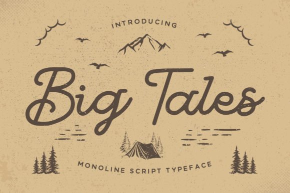 Big Tales Font - Featured Image