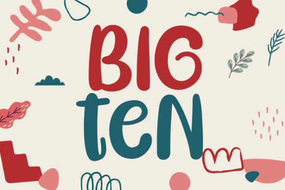 Big Ten Font - Featured Image