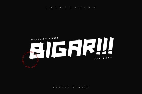 Bigar Font - Featured Image