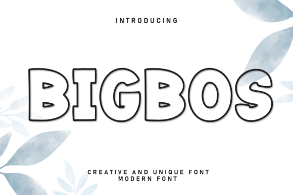 Bigbos Font - Featured Image