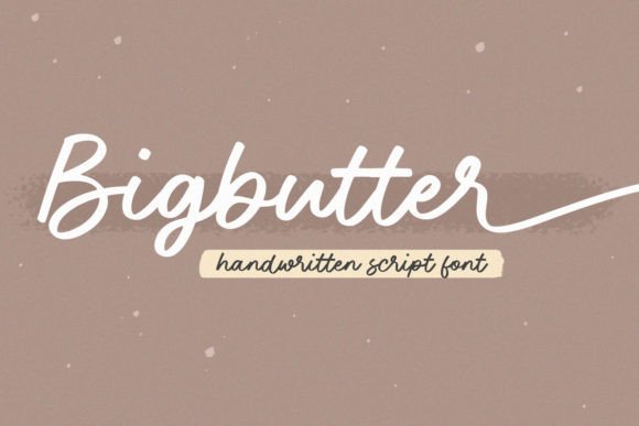 Bigbutter Font - Featured Image