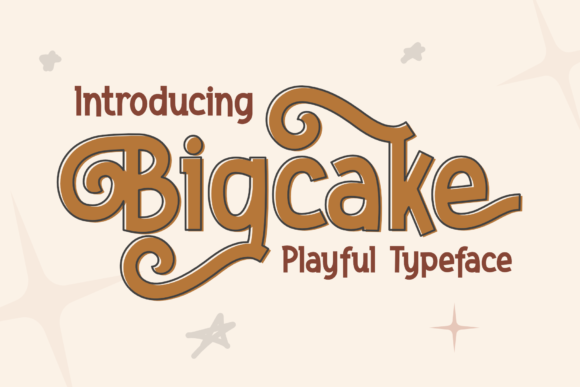 Bigcake Font - Featured Image