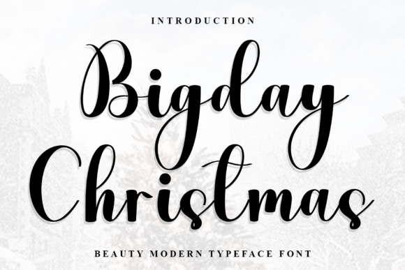 Bigday Christmas Font - Featured Image