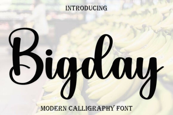 Bigday Font - Featured Image